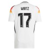 Maillot de Foot Allemagne Wirtz 17 Domicile UEFA Euro 2024